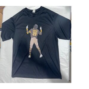 C2 Sport San Diego Padres Fernando Tatis Jr‎ Graphic T-Shirt  Medium Black MLB